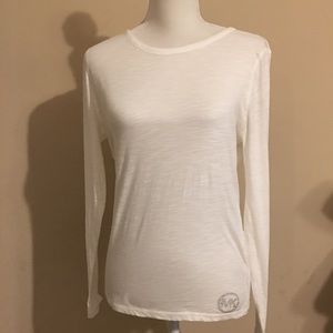 Michael kors long sleeve logo shirt medium NWT